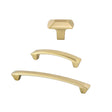Lucy Cabinet Knob and Drawer Pulls in Satin Brass - Forge Hardware Studio
