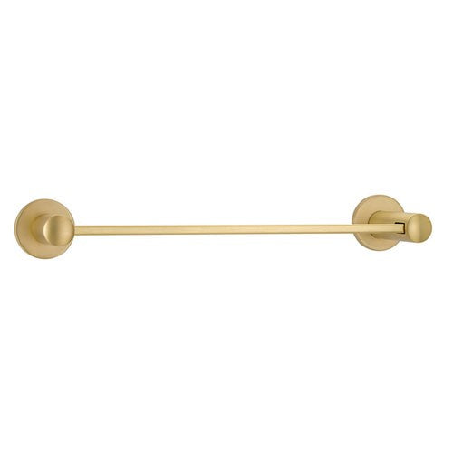 Luxe No. 1 Satin Brass 18" Towel Bar - Brass Cabinet Hardware 