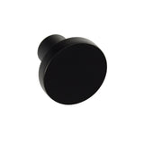 European T-Bar Matte Black Knobs and Drawer Pulls - Brass Cabinet Hardware 