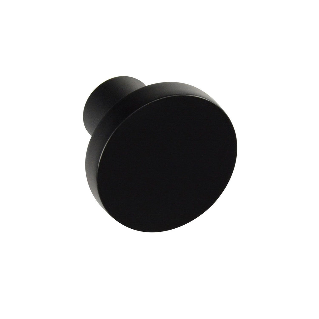 European T-Bar Matte Black Knobs and Drawer Pulls - Brass Cabinet Hardware 