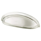 Designers Group Madison 3" Cup Drawer Pull in Polished Nickel - Brass Cabinet Hardware 
