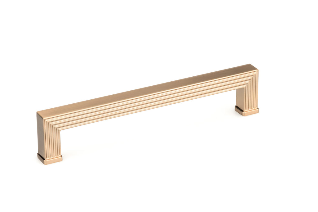 U-Shaped Champagne Bronze "Rail" Knob and Drawer Pulls-Cabinet Handles - Brass Cabinet Hardware 