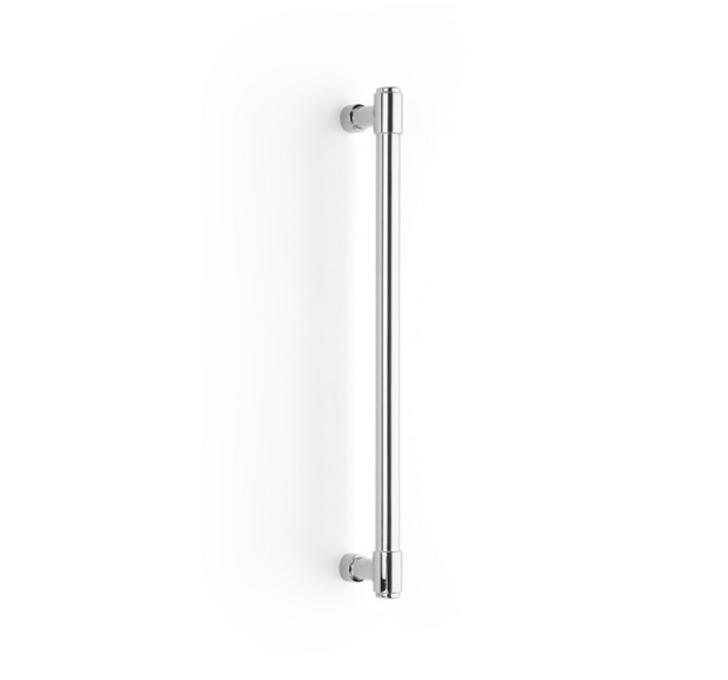 Industrial Modern Drawer Pulls in Polished Chrome - Forge Hardware Studio