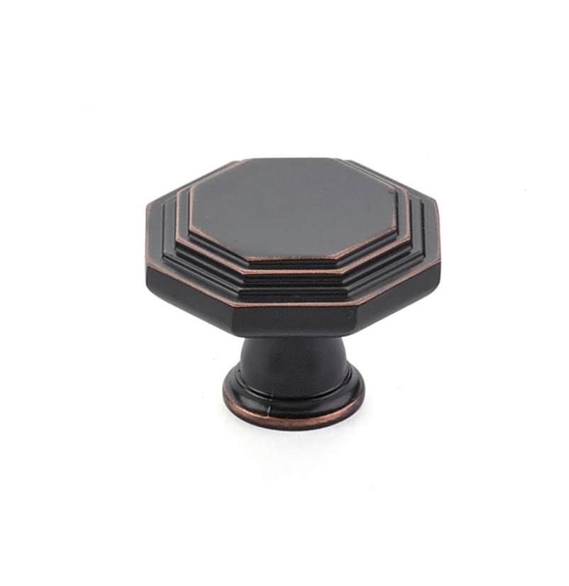 Oil Rubbed Bronze "Elite" Cabinet Knobs and Drawer Pulls - Forge Hardware Studio