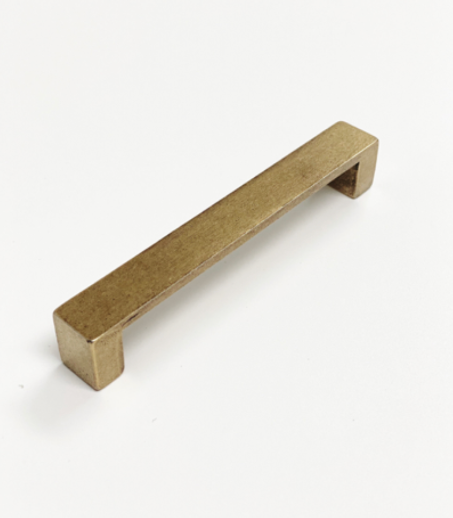 Madison Drawer Pulls in Aged Brass Drawer Handles - Cabinet Hardware - Forge Hardware Studio