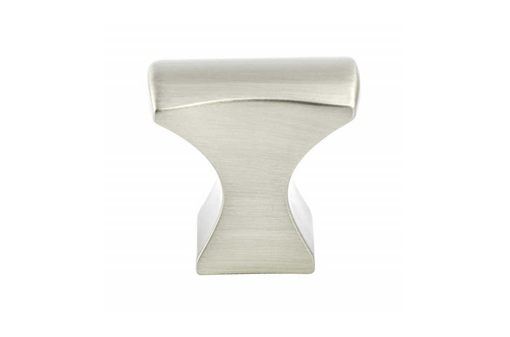 Brushed Nickel "Kent" Drawer Pulls and Knob - Forge Hardware Studio