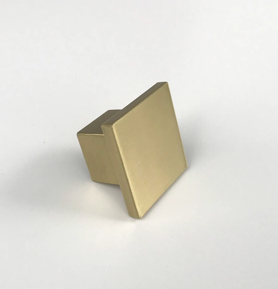 Tila Brass Wide Drawer Pulls and Knob - Cabinet Hardware - Forge Hardware Studio