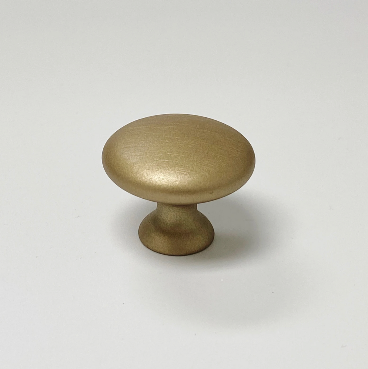 Capri Brushed Gold Cup Drawer Pull, Ring Pull or Round Cabinet Knob - Forge Hardware Studio