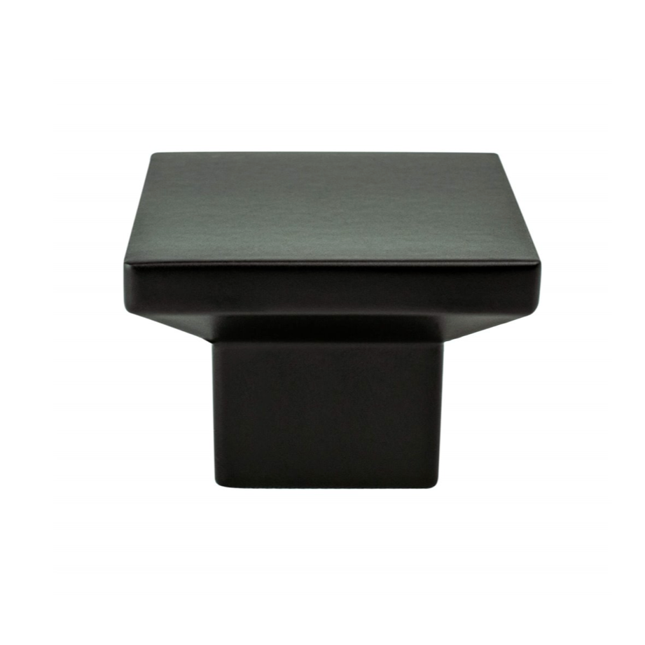 Tila Matte Black Wide Drawer Pulls and Knob - Cabinet Hardware - Forge Hardware Studio