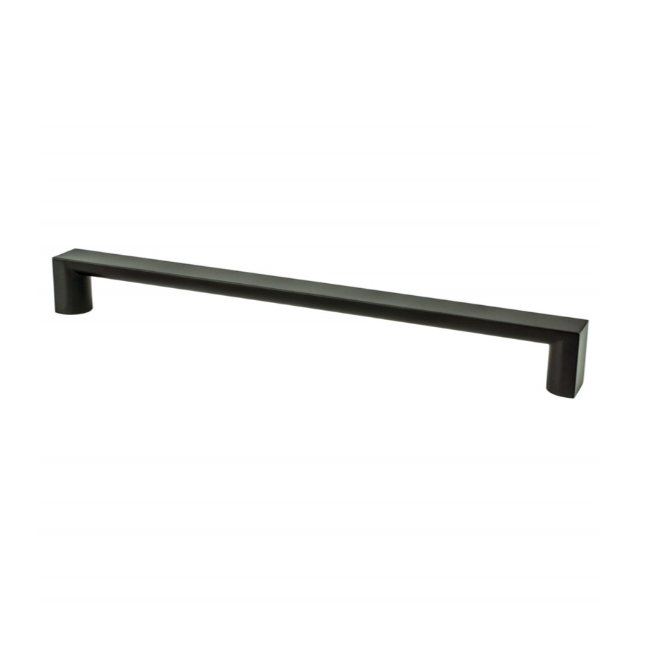 Tila Matte Black Wide Drawer Pulls and Knob - Cabinet Hardware - Forge Hardware Studio