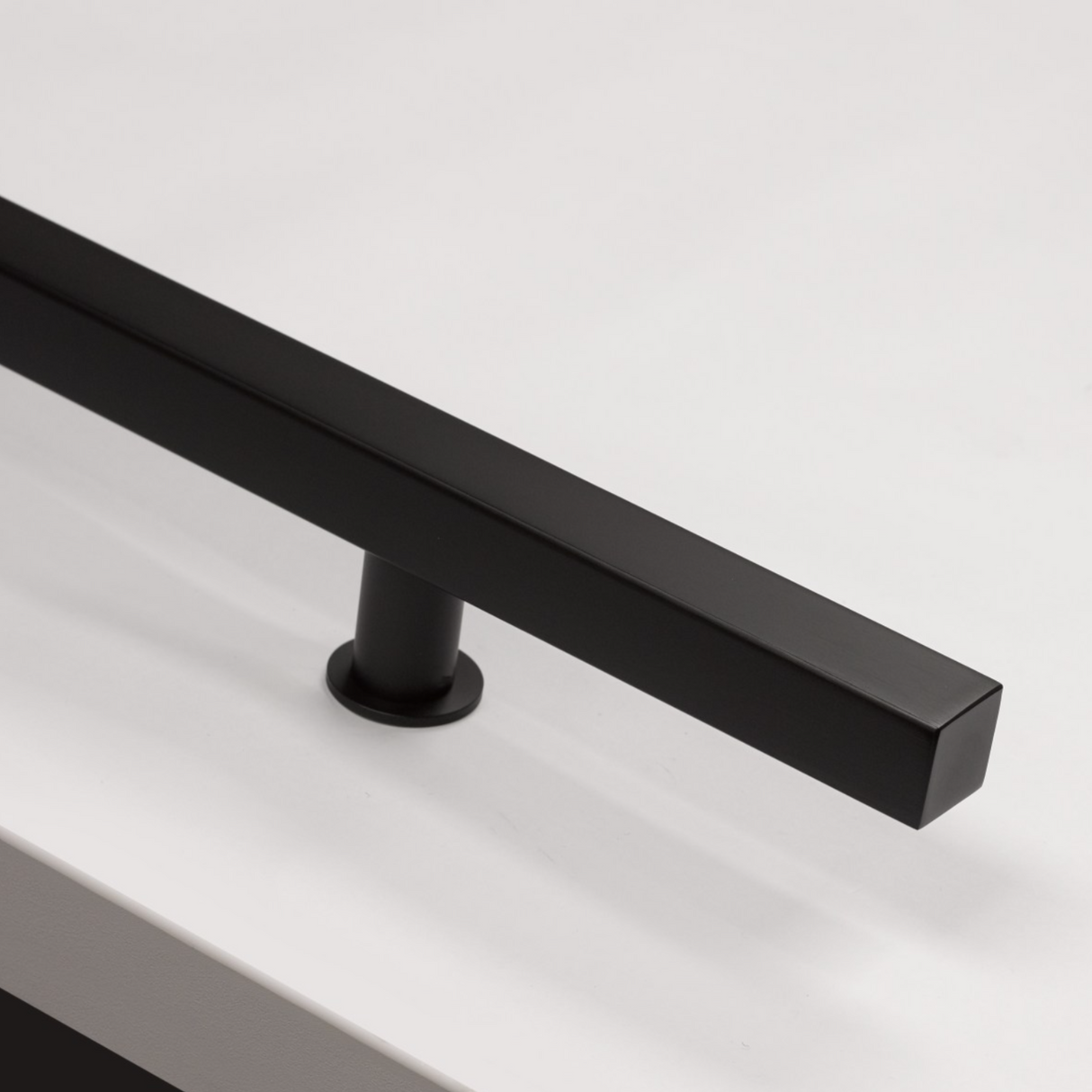 Door Pull T-Bar Handle in Matte Black | Hardware for Exterior and Barn Doors - Forge Hardware Studio
