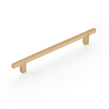 T-Bar Knurled "Georgia No.1” Satin Gold Drawer Pulls and Knobs - Forge Hardware Studio