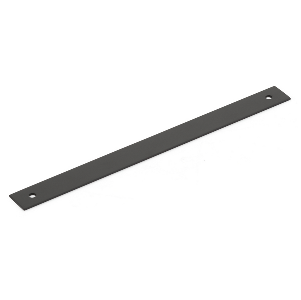 Matte Black "Maison" Drawer Pull Backplates - Forge Hardware Studio