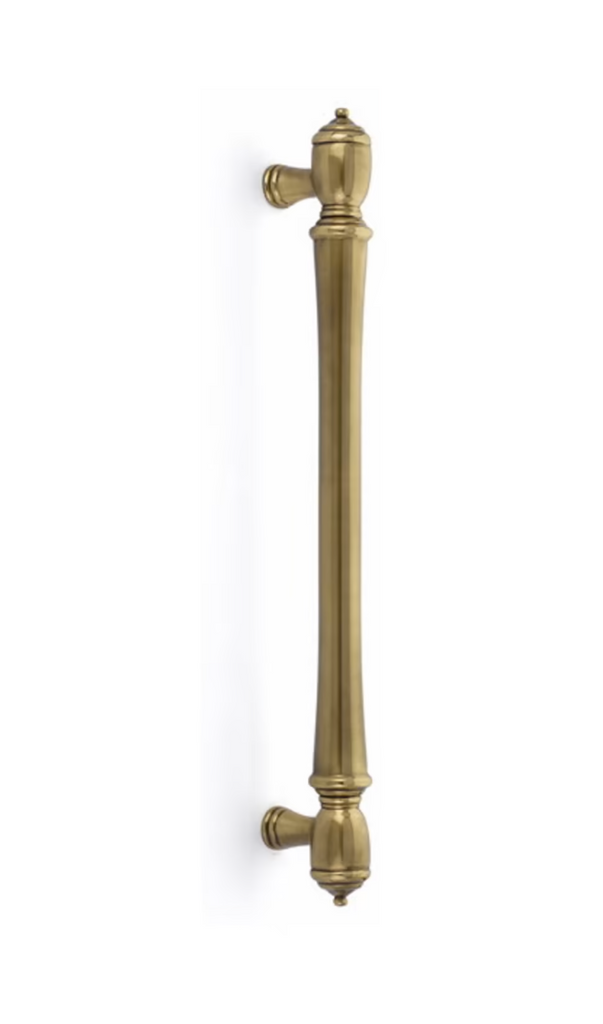 French Brass "Heritage" Appliance Pull- Kitchen Appliance Handles - Forge Hardware Studio