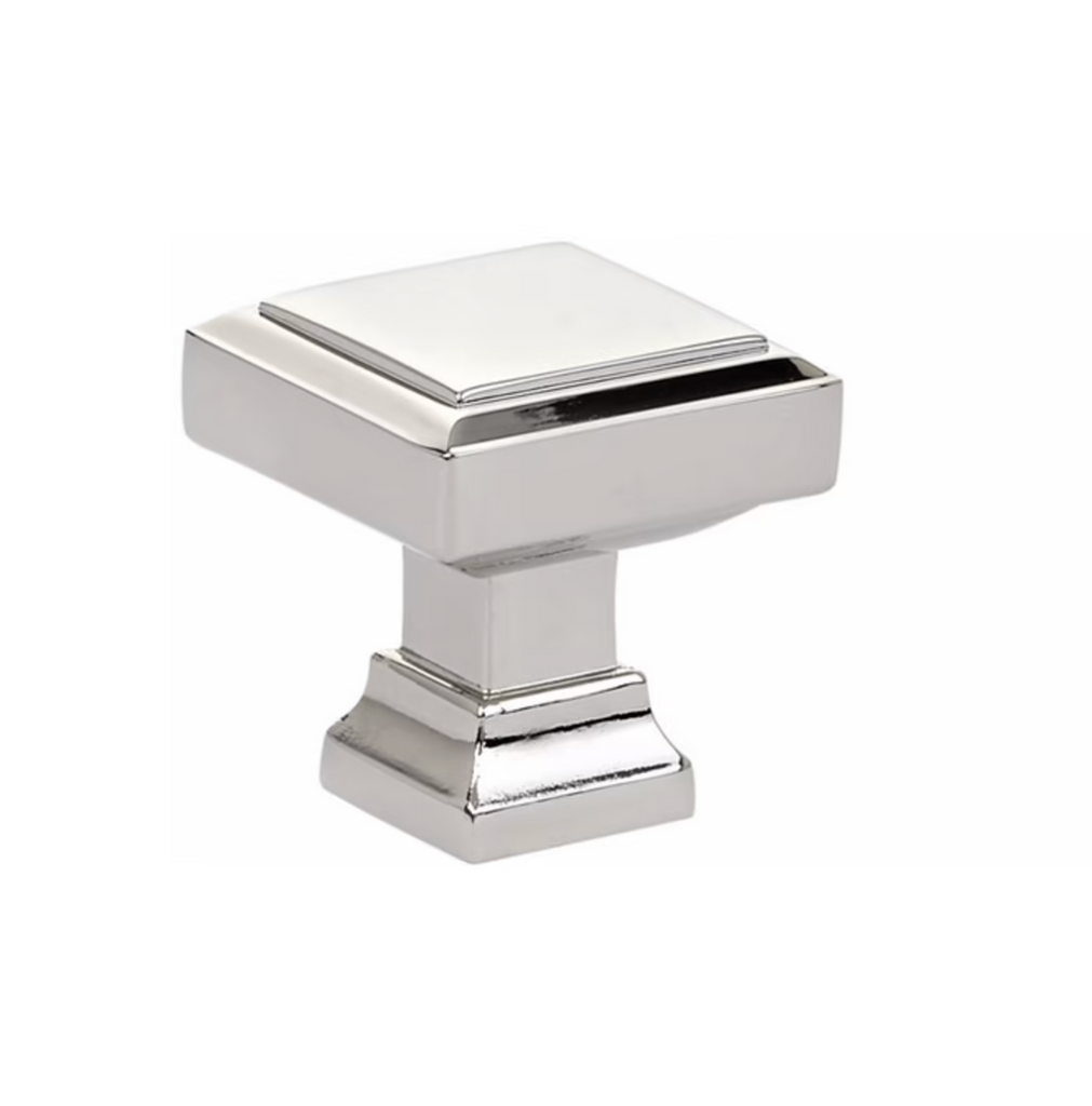 Polished Nickel "Glow" Cabinet Knobs and Drawer Pulls - Forge Hardware Studio