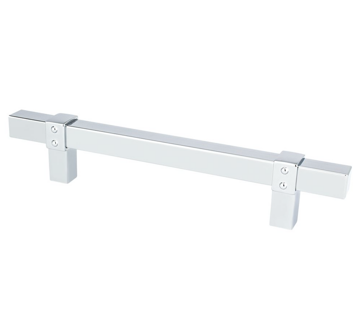 Polished Chrome "Rio" T-Bar Cabinet Knob and Drawer Pulls - Forge Hardware Studio