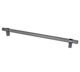 Knurled "Prelude" Ash Gray Cabinet Knobs and Drawer Pulls - Forge Hardware Studio