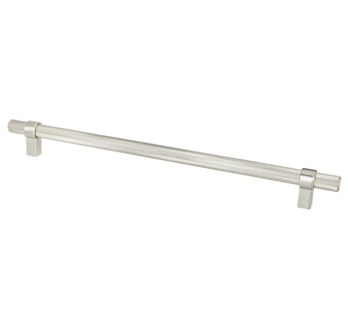 Knurled "Prelude" Brushed Nickel Cabinet Knobs and Drawer Pulls - Forge Hardware Studio