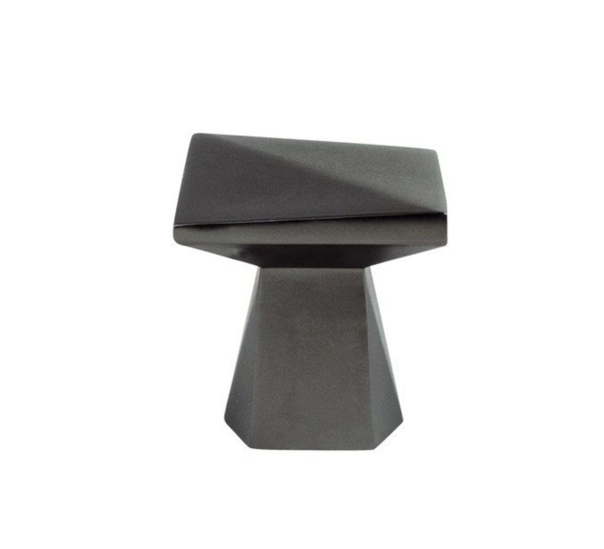 Ash Gray "Wade" Cabinet Knob and Drawer Pulls - Forge Hardware Studio