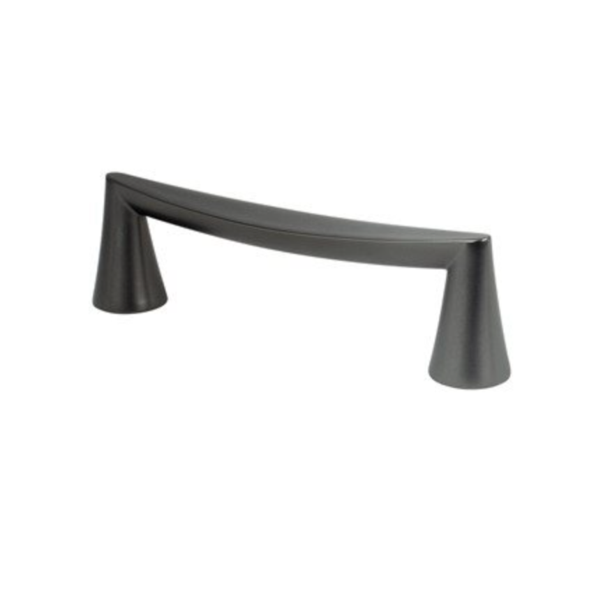 Ash Gray "Core" Drawer Pulls and Cabinet Knob - Forge Hardware Studio