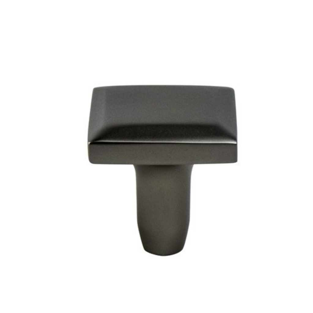 Ash Gray "Trane" Drawer Pulls and Cabinet Knob - Forge Hardware Studio