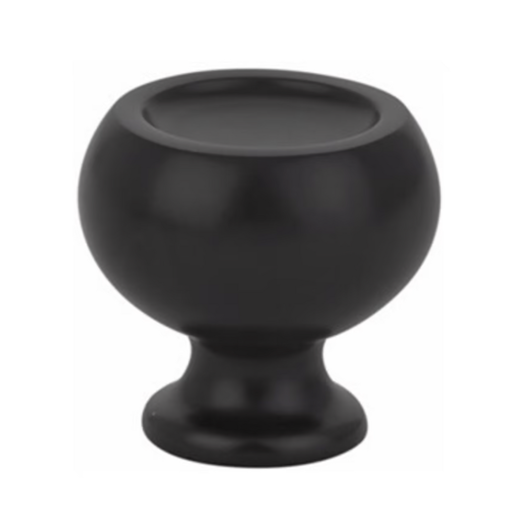 Matte Black "Avenue" Cabinet Knobs and Drawer Pulls - Forge Hardware Studio