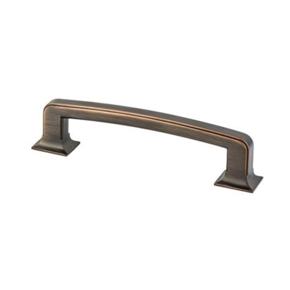 Dark Brushed Bronze "Liana" Drawer Pulls and Knobs for Cabinets and Furniture - Forge Hardware Studio