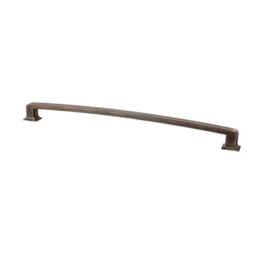 Dark Brushed Bronze "Liana" Drawer Pulls and Knobs for Cabinets and Furniture - Forge Hardware Studio