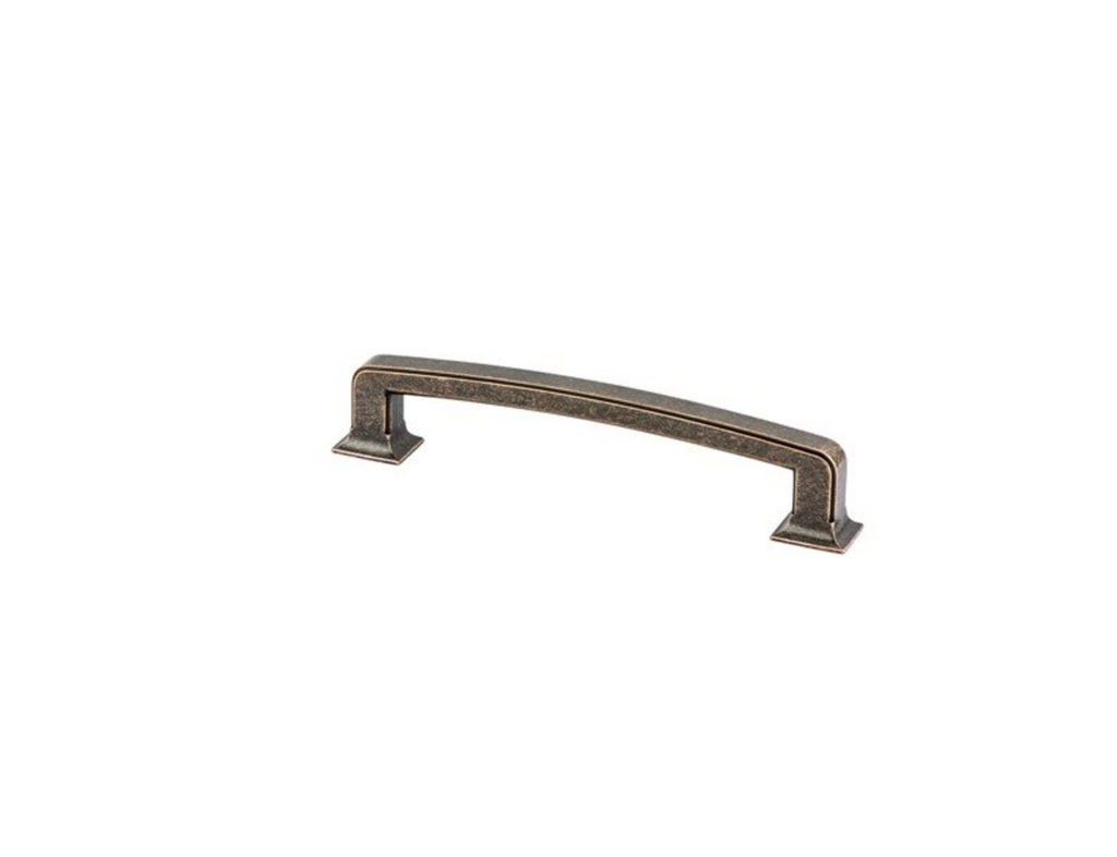 Distressed Bronze "Liana" Drawer Pulls and Knobs for Cabinets and Furniture - Forge Hardware Studio