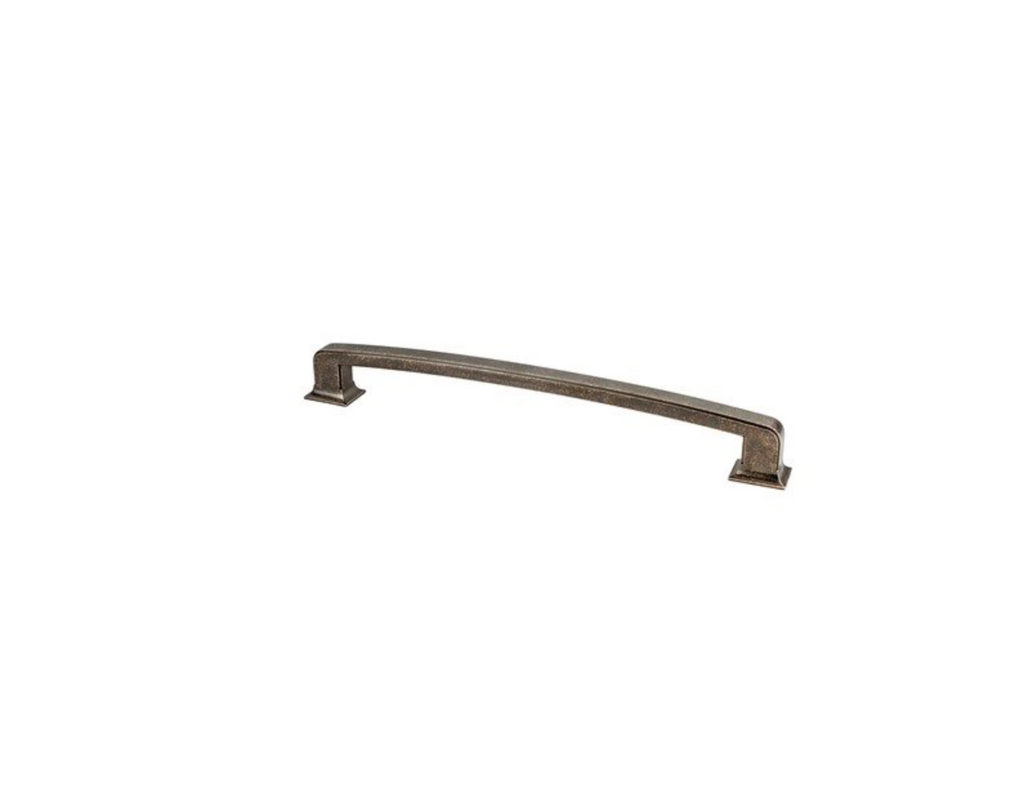 Distressed Bronze "Liana" Drawer Pulls and Knobs for Cabinets and Furniture - Forge Hardware Studio