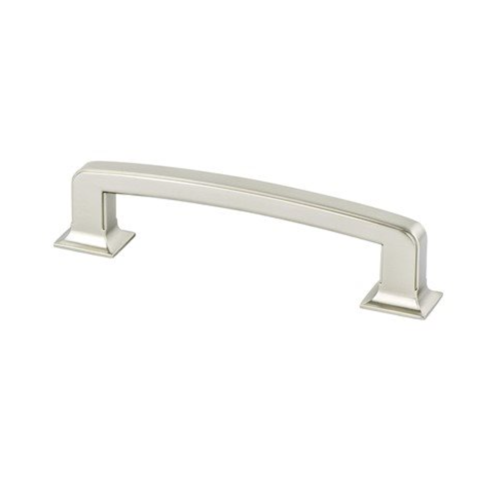 Brushed Nickel "Liana" Cabinet Knobs and Drawer Pulls - Forge Hardware Studio