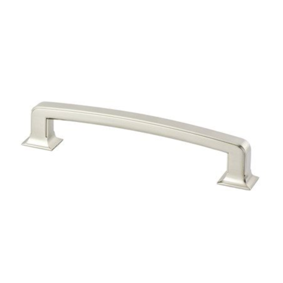 Brushed Nickel "Liana" Cabinet Knobs and Drawer Pulls - Forge Hardware Studio