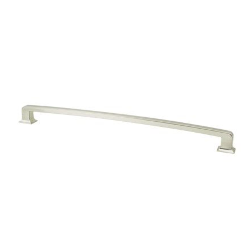 Brushed Nickel "Liana" Cabinet Knobs and Drawer Pulls - Forge Hardware Studio