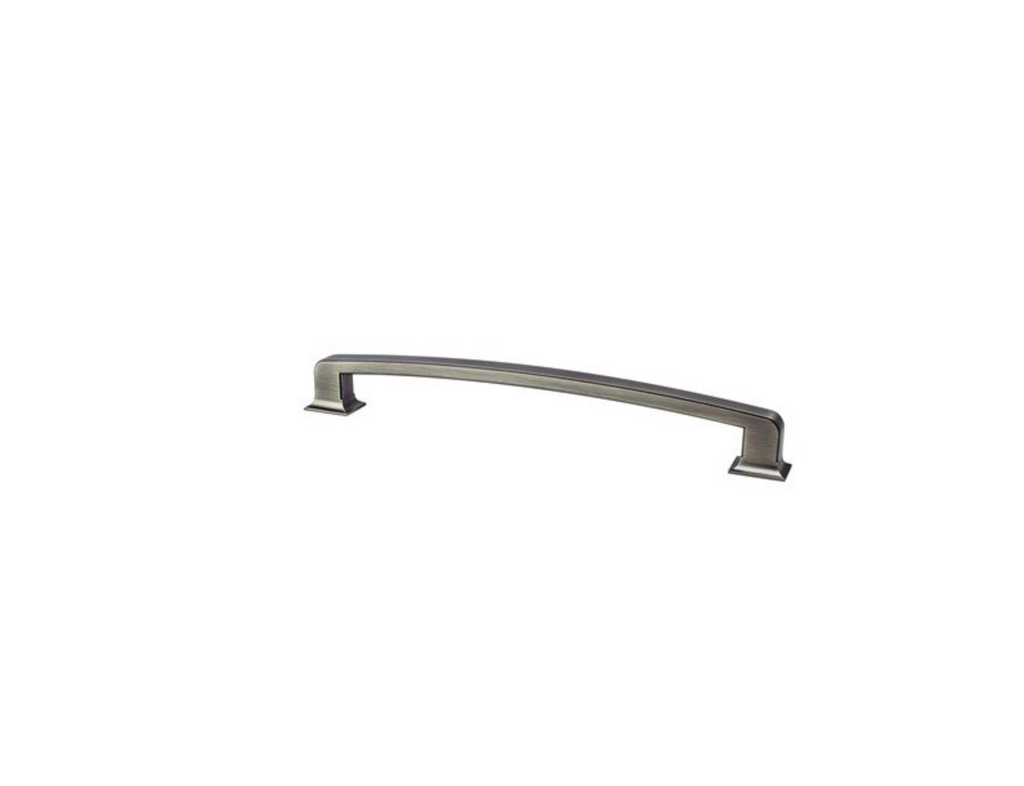 Brushed Dark Gray "Liana" Drawer Pulls and Knobs for Cabinets and Furniture - Forge Hardware Studio