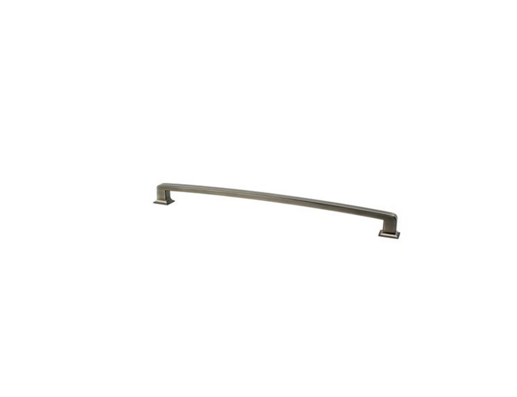 Brushed Dark Gray "Liana" Drawer Pulls and Knobs for Cabinets and Furniture - Forge Hardware Studio