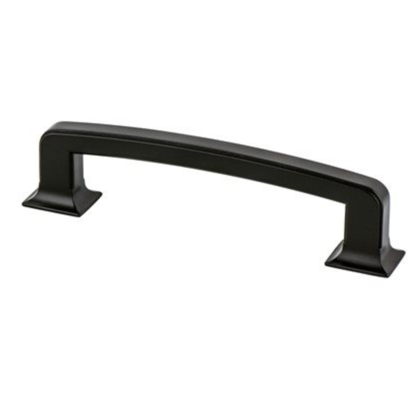Matte Black "Liana" Cabinet Knobs and Drawer Pulls - Forge Hardware Studio