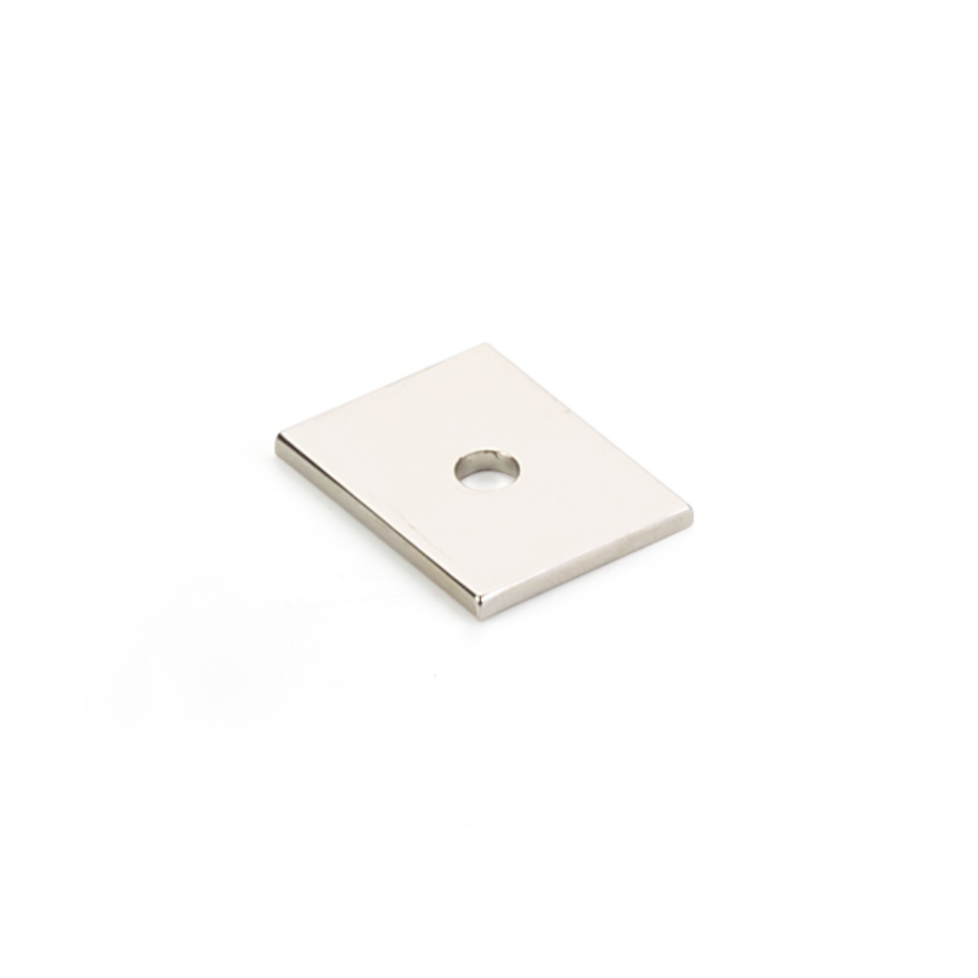 Polished Nickel "Maison No. 2" Smooth Drawer Pulls and Cabinet Knobs with Optional Backplate - Forge Hardware Studio