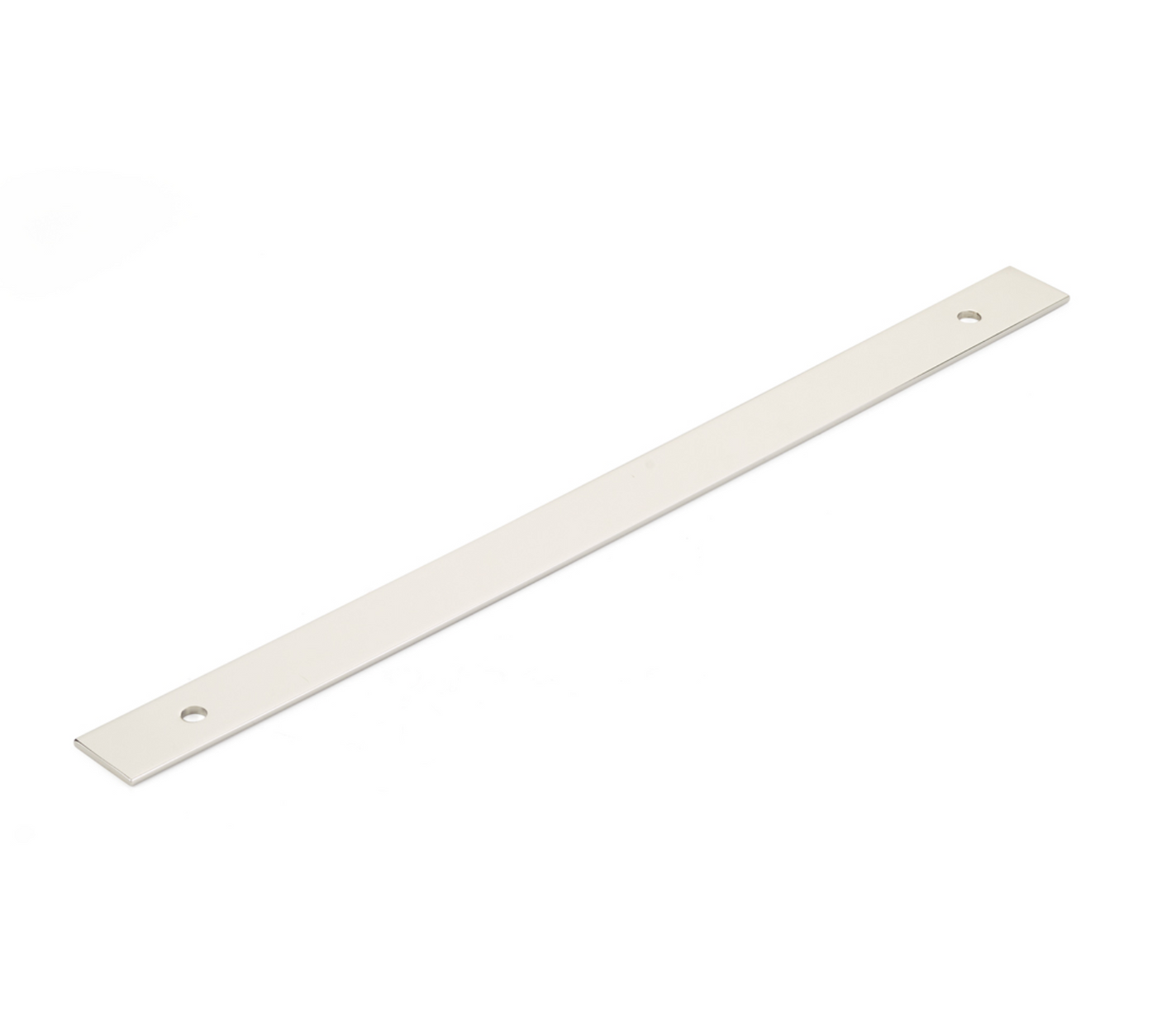 Polished Nickel "Maison No. 2" Smooth Drawer Pulls and Cabinet Knobs with Optional Backplate - Forge Hardware Studio
