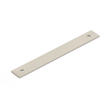 Brushed Nickel "Maison" Knurled Drawer Pulls and Cabinet Knobs with Optional Backplate - Forge Hardware Studio