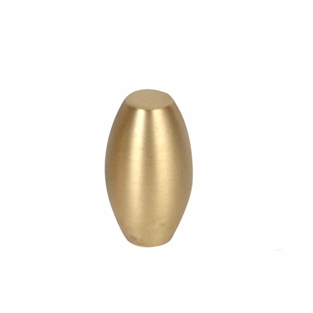 Lew's Hardware Brushed Brass Barrel Series - Brass Cabinet Hardware 