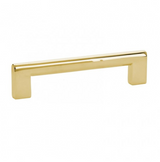 Luxe Unlacquered Brass Cabinet Pulls in Polished Unlacquered Brass - Brass Cabinet Hardware 