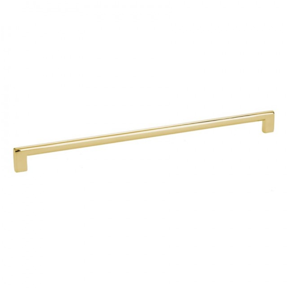 Luxe Unlacquered Brass Cabinet Pulls in Polished Unlacquered Brass - Brass Cabinet Hardware 