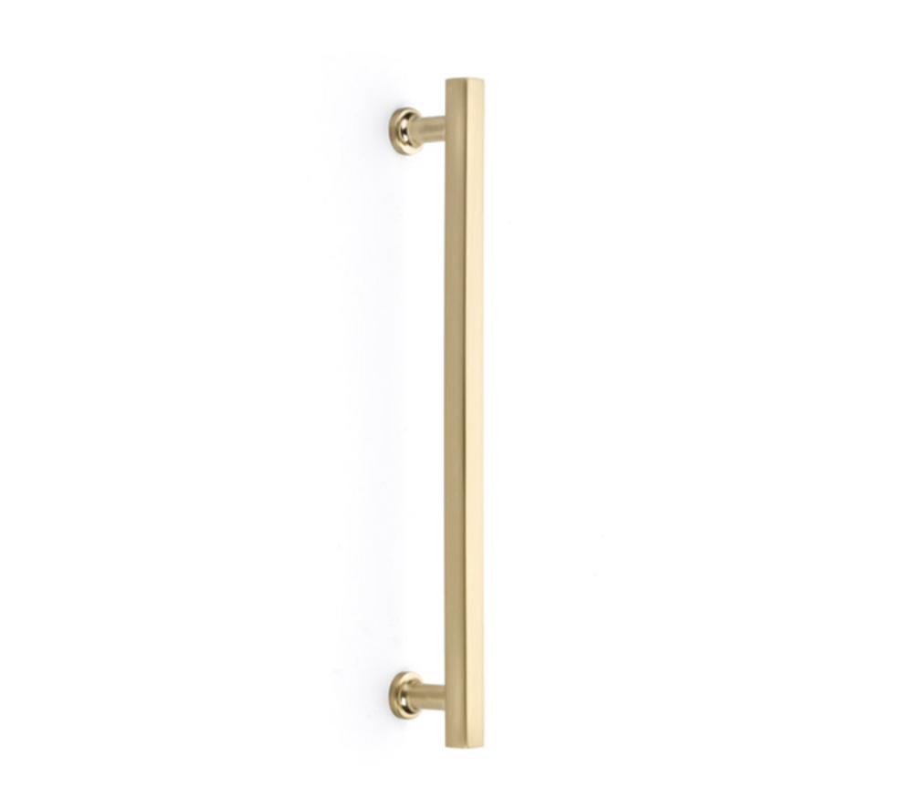 T-Bar "Geo" Cabinet Knobs and Drawer Pulls in Satin Brass - Forge Hardware Studio