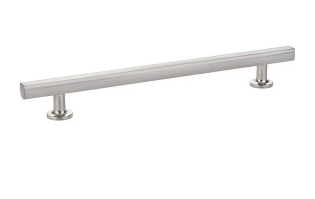 Freestone T-Bar Drawer Pulls in Satin Nickel - Brass Cabinet Hardware 