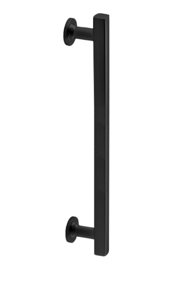 Freestone Appliance Handle in Matte Black - Brass Cabinet Hardware 