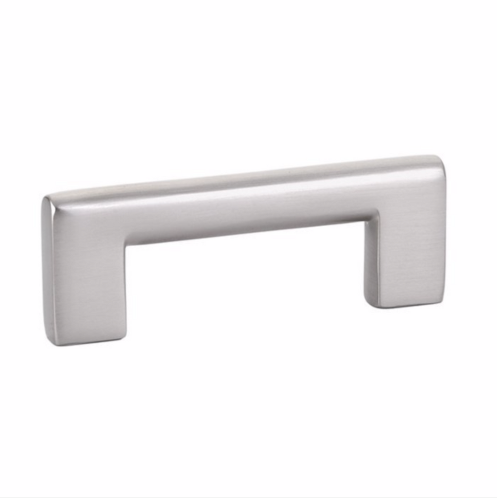 Luxe Satin Nickel Cabinet Drawer Pulls - Brass Cabinet Hardware 