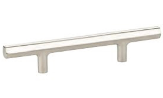 Mod Hex Polished Nickel Geometric Drawer Pulls - Brass Cabinet Hardware 