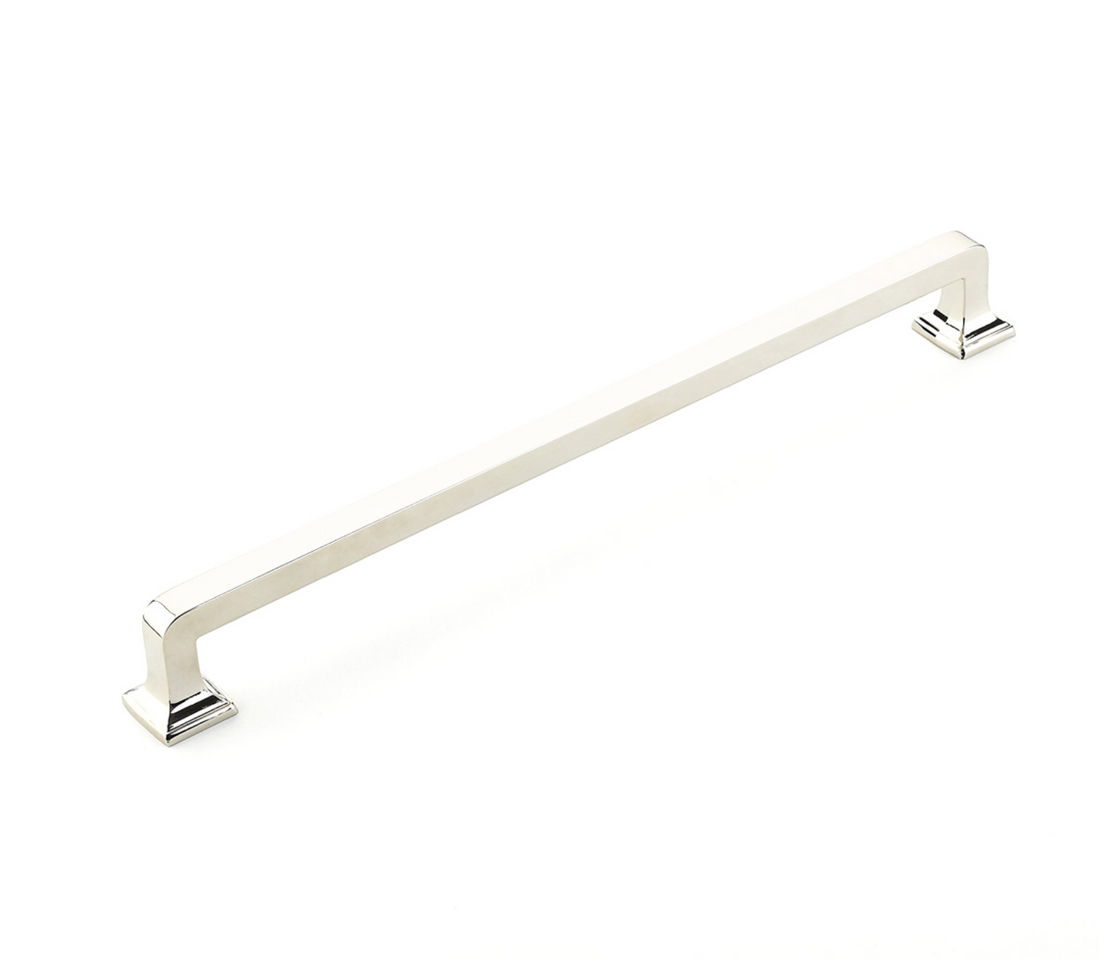 Menlo Park Polished Nickel Cabinet Drawer Pulls - Brass Cabinet Hardware 