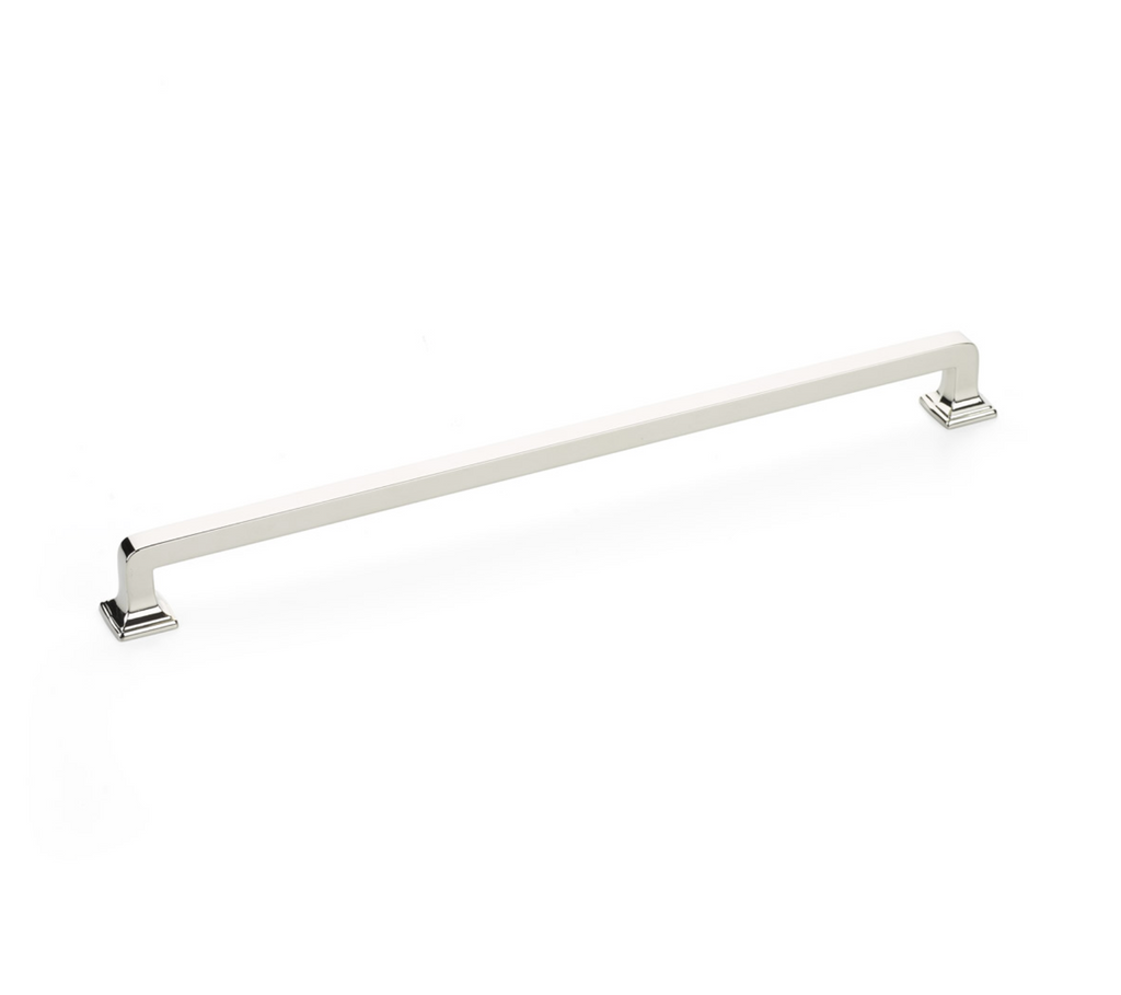 Menlo Park Polished Nickel Cabinet Drawer Pulls - Brass Cabinet Hardware 