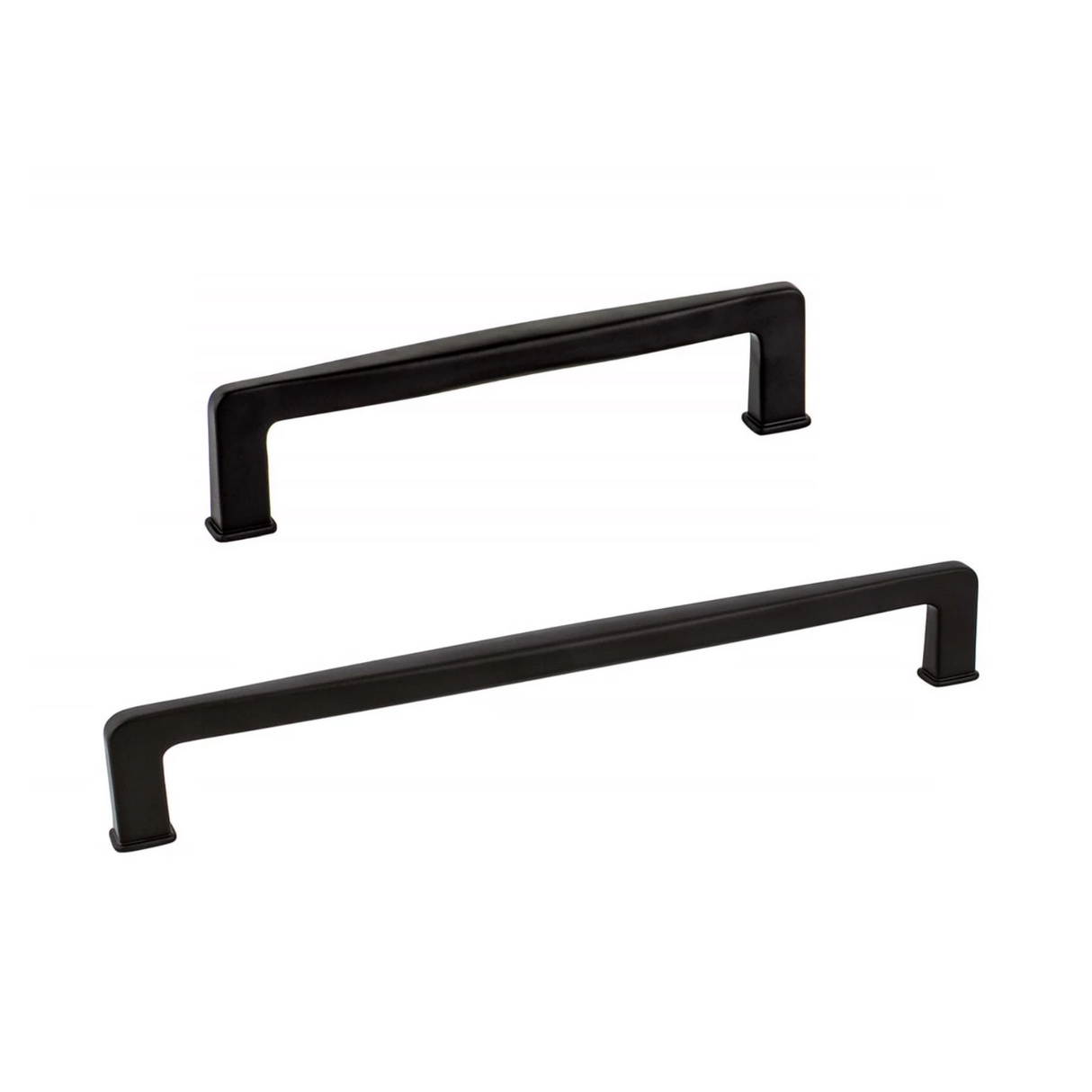 Kelly No.1 Matte Black Drawer Pulls - Kitchen Hardware - Brass Cabinet Hardware 